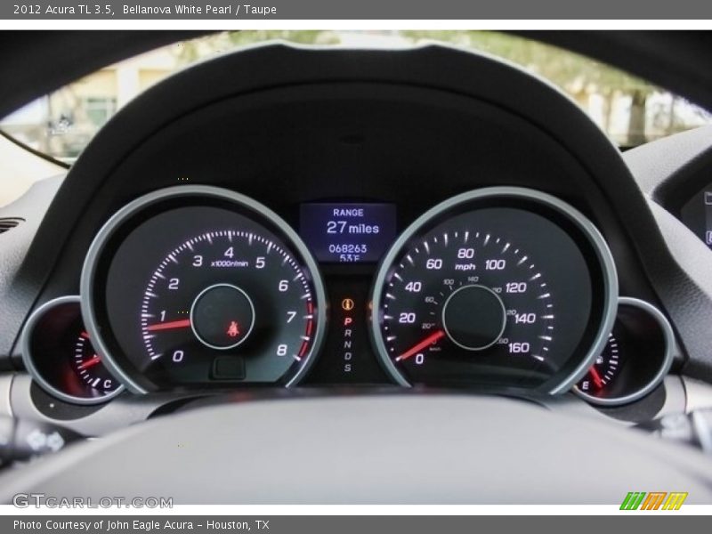 Bellanova White Pearl / Taupe 2012 Acura TL 3.5