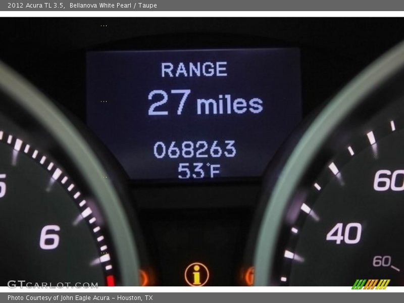 Bellanova White Pearl / Taupe 2012 Acura TL 3.5