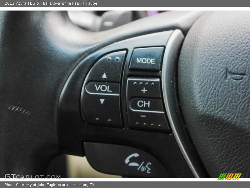 Bellanova White Pearl / Taupe 2012 Acura TL 3.5