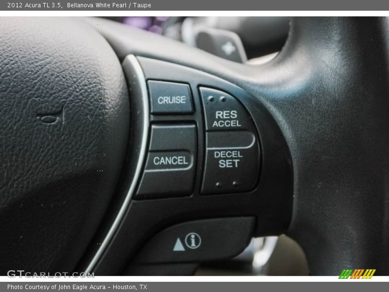 Bellanova White Pearl / Taupe 2012 Acura TL 3.5