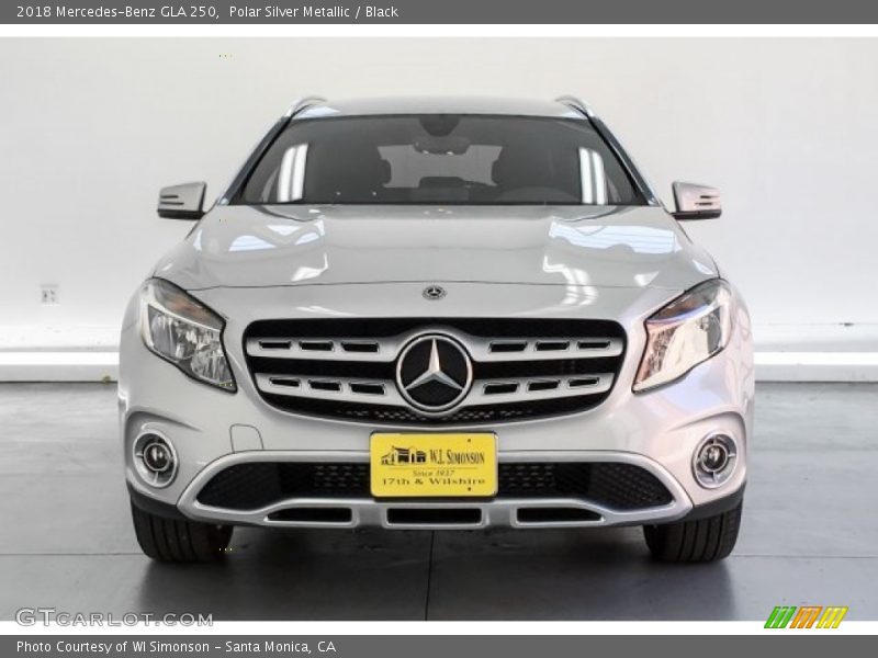 Polar Silver Metallic / Black 2018 Mercedes-Benz GLA 250