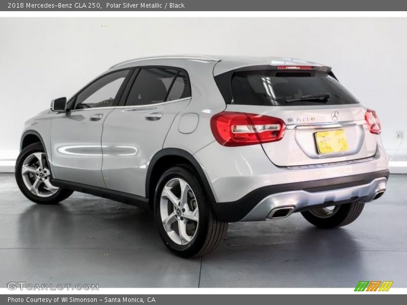 Polar Silver Metallic / Black 2018 Mercedes-Benz GLA 250