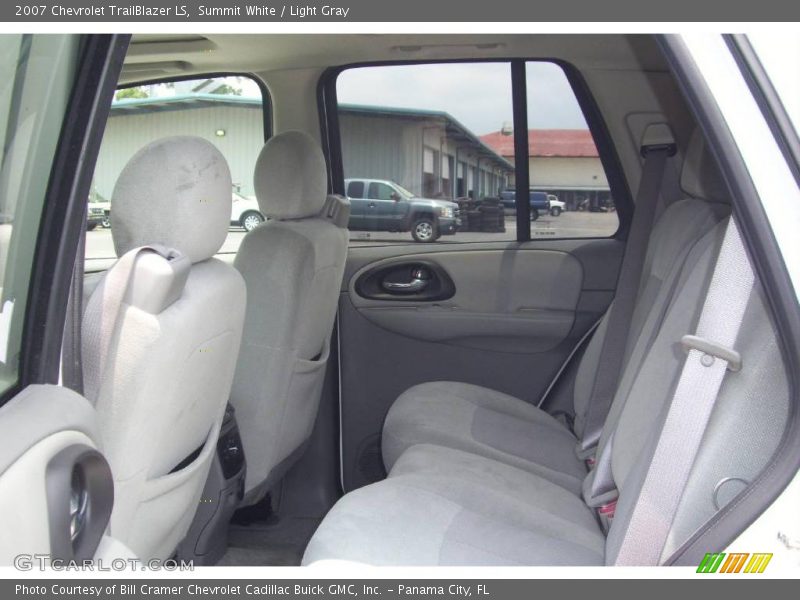 Summit White / Light Gray 2007 Chevrolet TrailBlazer LS
