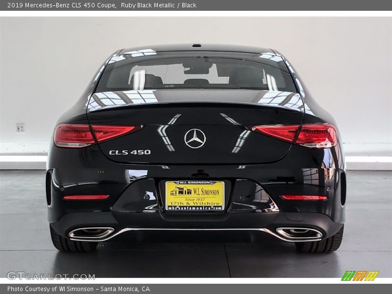 Ruby Black Metallic / Black 2019 Mercedes-Benz CLS 450 Coupe