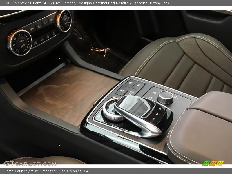 designo Cardinal Red Metallic / Espresso Brown/Black 2018 Mercedes-Benz GLS 63 AMG 4Matic