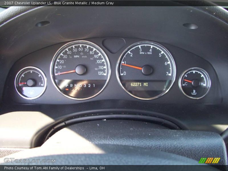 Blue Granite Metallic / Medium Gray 2007 Chevrolet Uplander LS