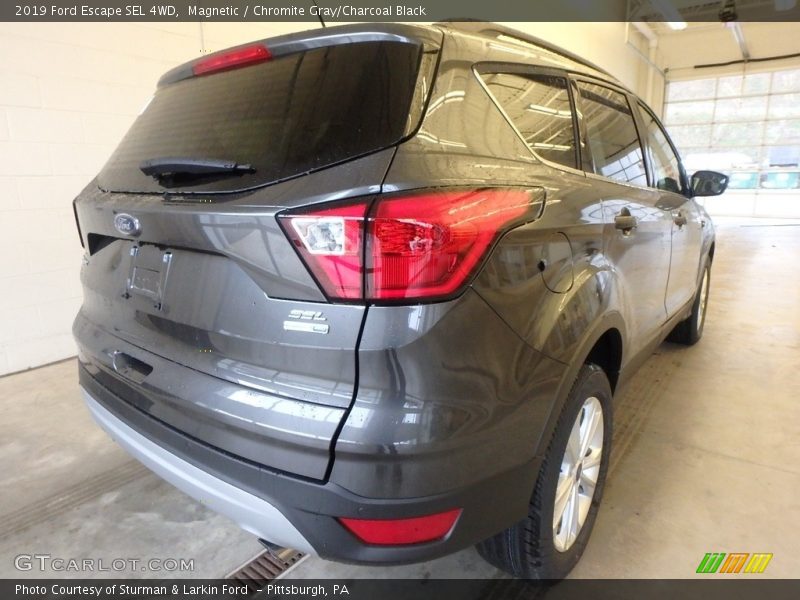 Magnetic / Chromite Gray/Charcoal Black 2019 Ford Escape SEL 4WD