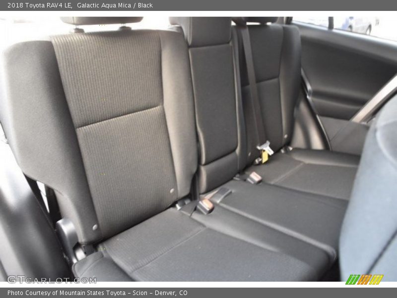 Galactic Aqua Mica / Black 2018 Toyota RAV4 LE