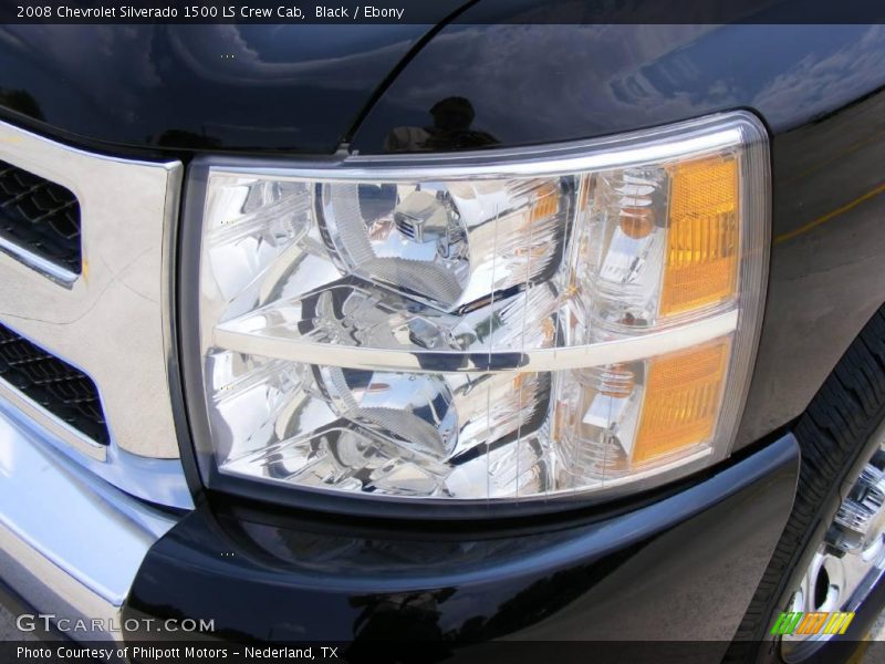 Black / Ebony 2008 Chevrolet Silverado 1500 LS Crew Cab