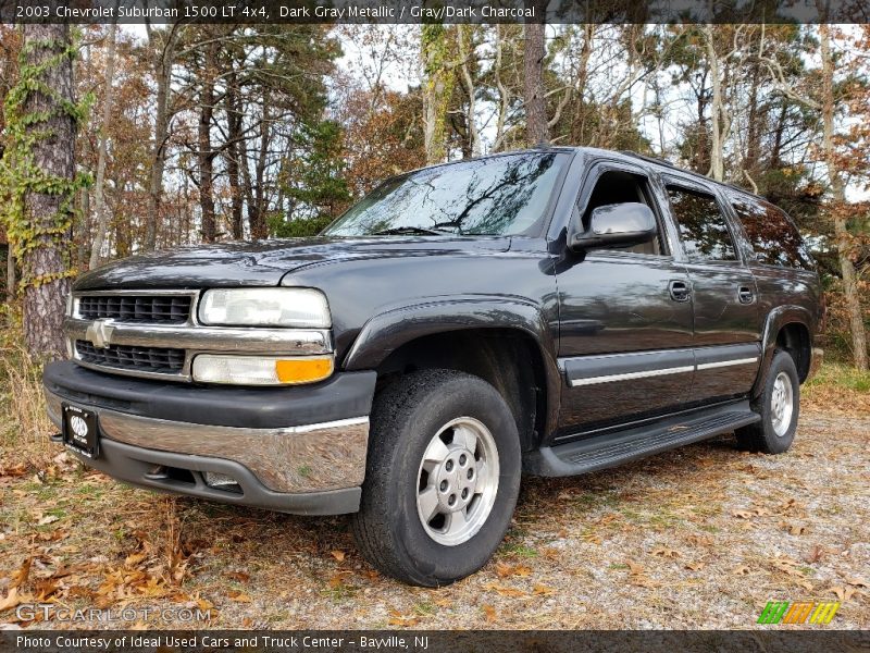 Dark Gray Metallic / Gray/Dark Charcoal 2003 Chevrolet Suburban 1500 LT 4x4