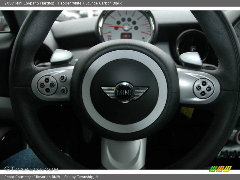 Pepper White / Lounge Carbon Black 2007 Mini Cooper S Hardtop