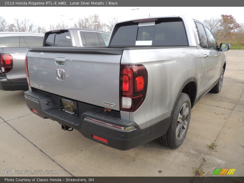Lunar Silver Metallic / Black 2019 Honda Ridgeline RTL-E AWD