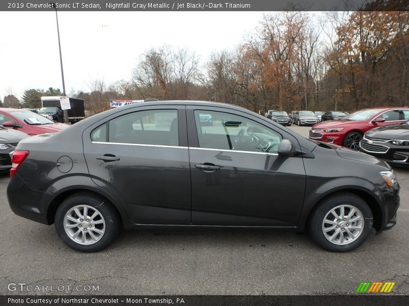 Nightfall Gray Metallic / Jet Black/­Dark Titanium 2019 Chevrolet Sonic LT Sedan