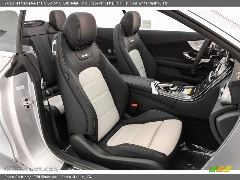 Front Seat of 2018 C 63 AMG Cabriolet