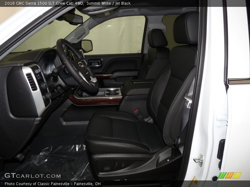 Summit White / Jet Black 2018 GMC Sierra 1500 SLT Crew Cab 4WD