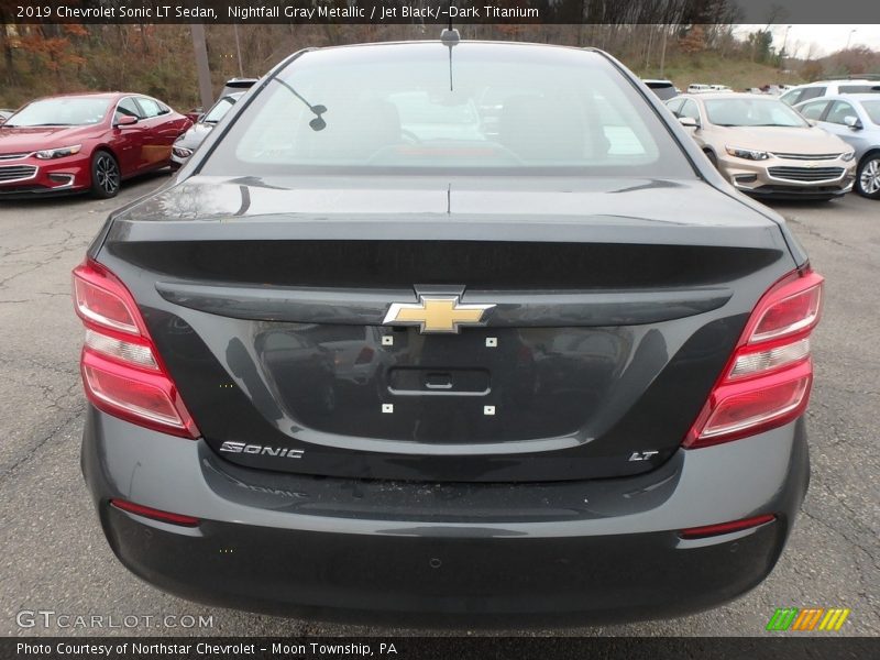 Nightfall Gray Metallic / Jet Black/­Dark Titanium 2019 Chevrolet Sonic LT Sedan