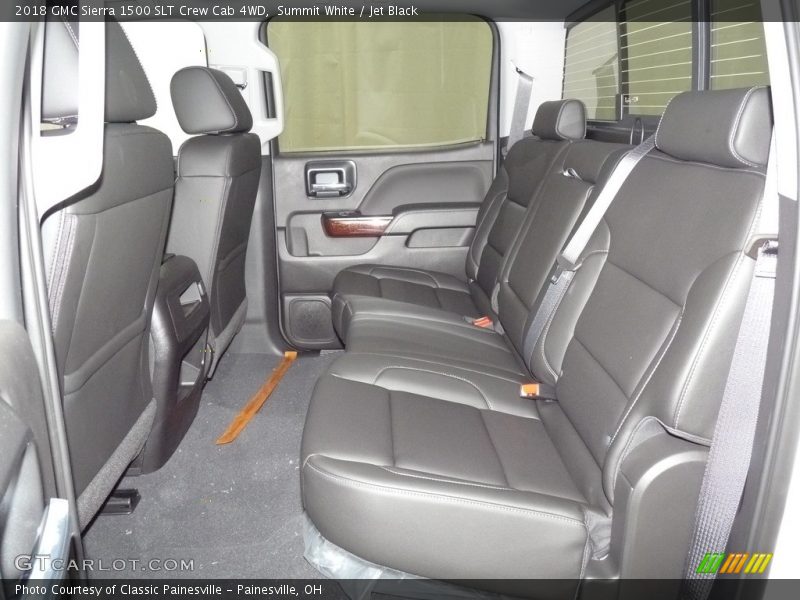 Summit White / Jet Black 2018 GMC Sierra 1500 SLT Crew Cab 4WD