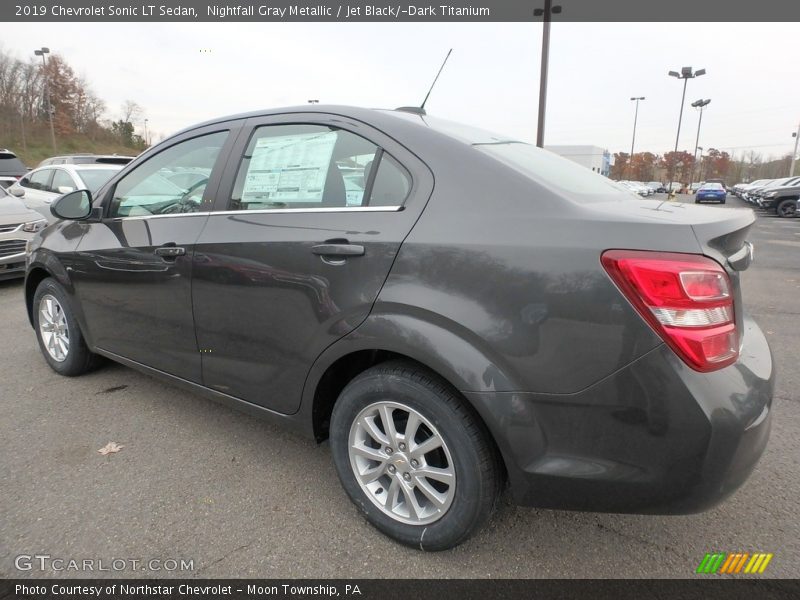 Nightfall Gray Metallic / Jet Black/­Dark Titanium 2019 Chevrolet Sonic LT Sedan