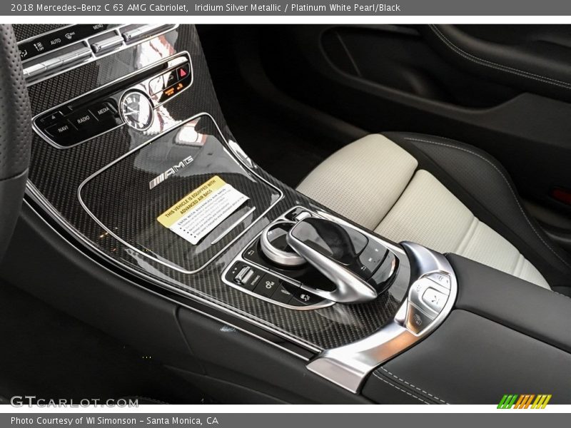 Controls of 2018 C 63 AMG Cabriolet