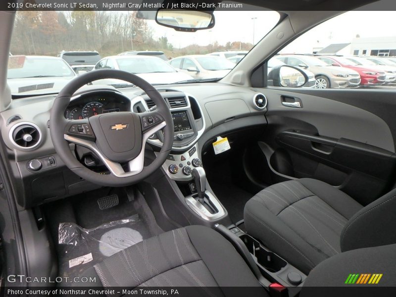 Nightfall Gray Metallic / Jet Black/­Dark Titanium 2019 Chevrolet Sonic LT Sedan