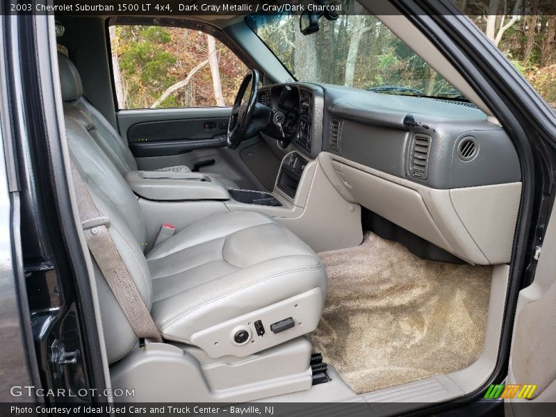 Dark Gray Metallic / Gray/Dark Charcoal 2003 Chevrolet Suburban 1500 LT 4x4