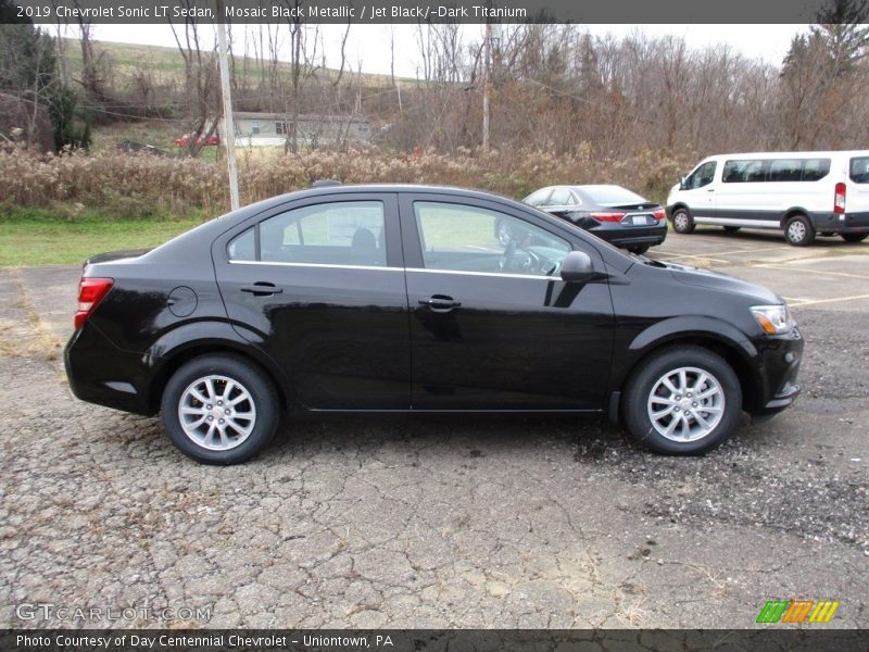 Mosaic Black Metallic / Jet Black/­Dark Titanium 2019 Chevrolet Sonic LT Sedan