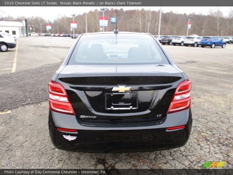 Mosaic Black Metallic / Jet Black/­Dark Titanium 2019 Chevrolet Sonic LT Sedan
