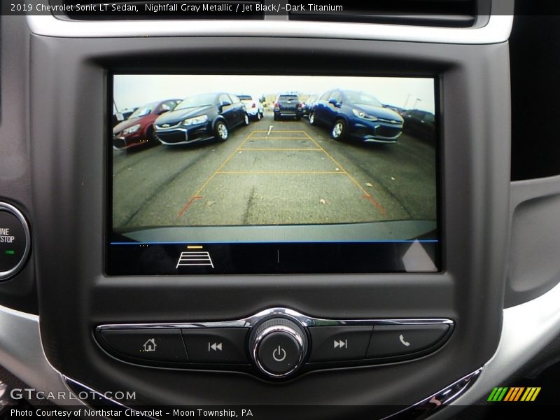 Nightfall Gray Metallic / Jet Black/­Dark Titanium 2019 Chevrolet Sonic LT Sedan