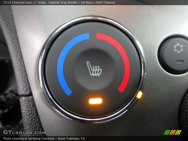 Nightfall Gray Metallic / Jet Black/­Dark Titanium 2019 Chevrolet Sonic LT Sedan