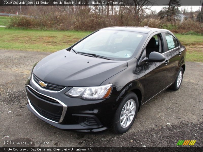 Mosaic Black Metallic / Jet Black/­Dark Titanium 2019 Chevrolet Sonic LT Sedan