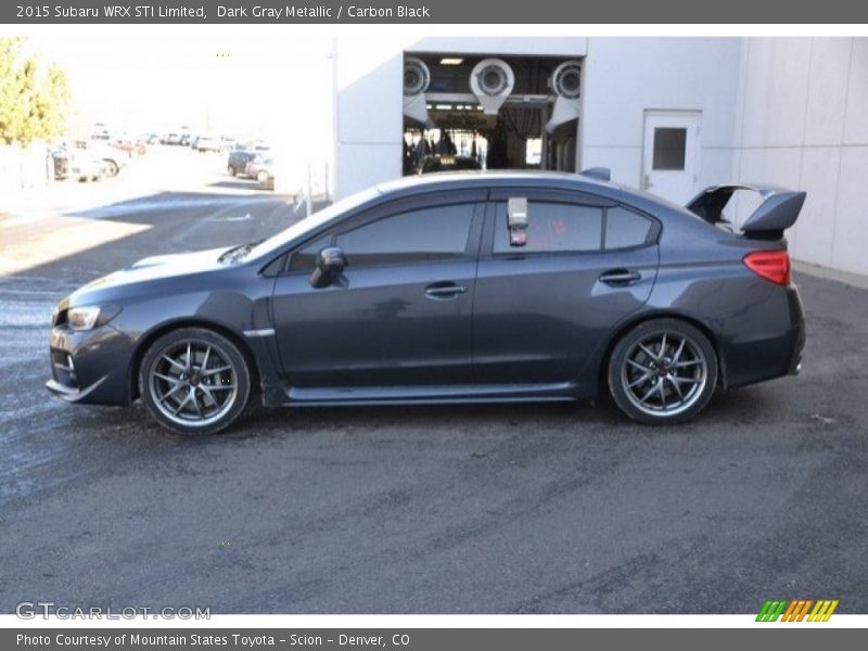 Dark Gray Metallic / Carbon Black 2015 Subaru WRX STI Limited