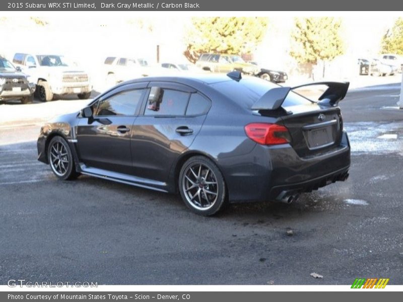 Dark Gray Metallic / Carbon Black 2015 Subaru WRX STI Limited