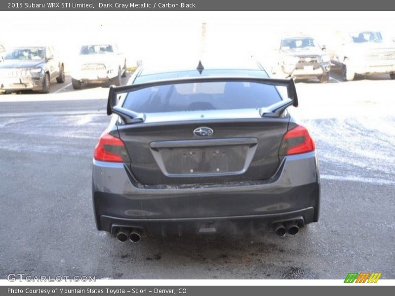 Dark Gray Metallic / Carbon Black 2015 Subaru WRX STI Limited