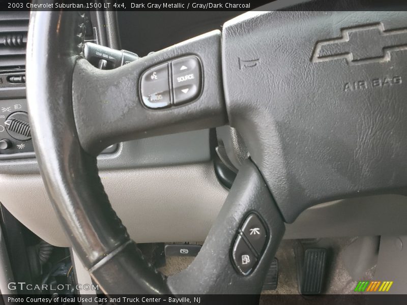 Dark Gray Metallic / Gray/Dark Charcoal 2003 Chevrolet Suburban 1500 LT 4x4