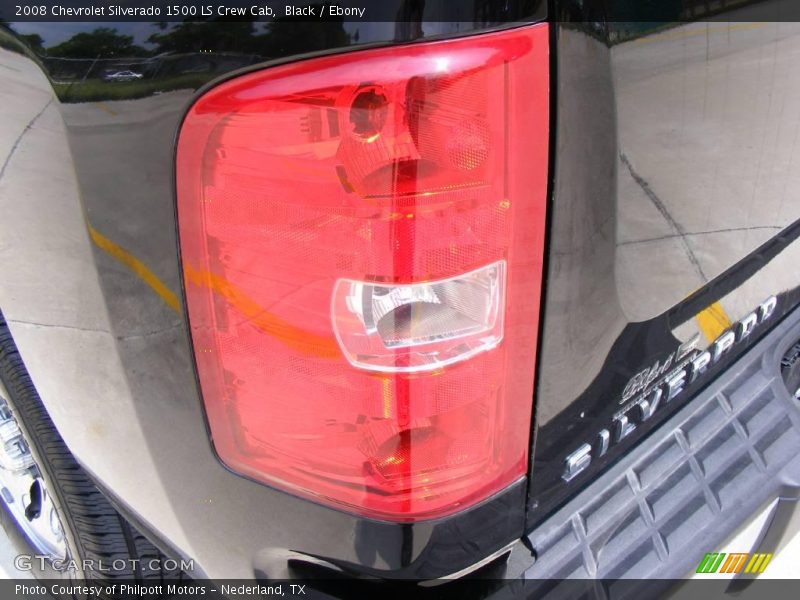 Black / Ebony 2008 Chevrolet Silverado 1500 LS Crew Cab
