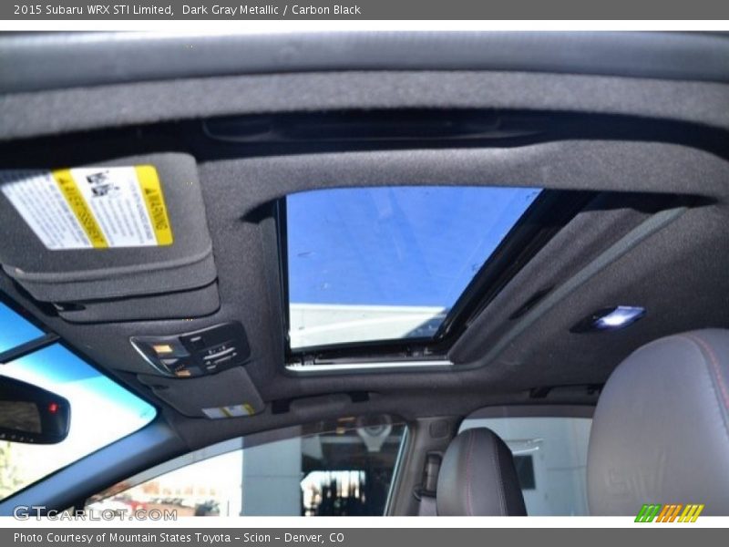 Dark Gray Metallic / Carbon Black 2015 Subaru WRX STI Limited