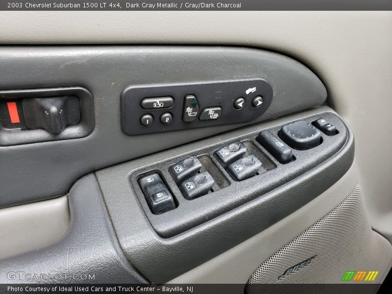 Dark Gray Metallic / Gray/Dark Charcoal 2003 Chevrolet Suburban 1500 LT 4x4