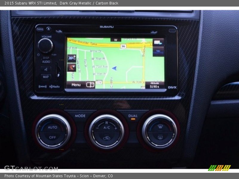 Dark Gray Metallic / Carbon Black 2015 Subaru WRX STI Limited