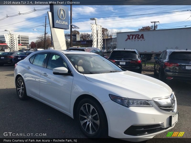 Bellanova White Pearl / Espresso 2016 Acura TLX 2.4