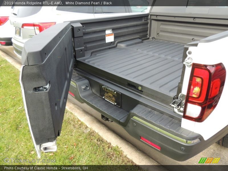 White Diamond Pearl / Black 2019 Honda Ridgeline RTL-E AWD