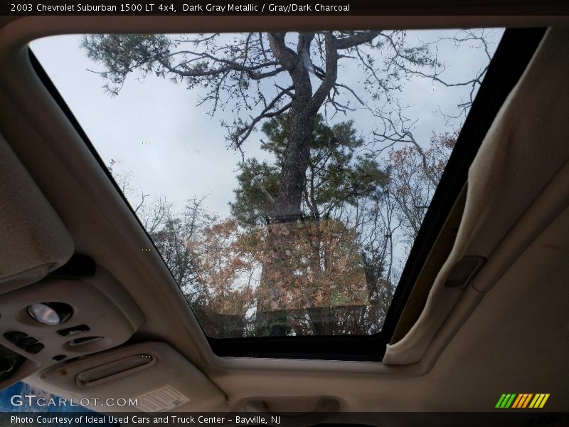 Dark Gray Metallic / Gray/Dark Charcoal 2003 Chevrolet Suburban 1500 LT 4x4
