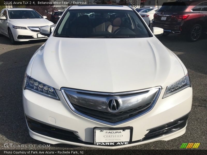Bellanova White Pearl / Espresso 2016 Acura TLX 2.4