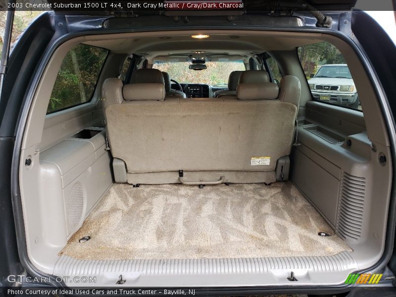 Dark Gray Metallic / Gray/Dark Charcoal 2003 Chevrolet Suburban 1500 LT 4x4