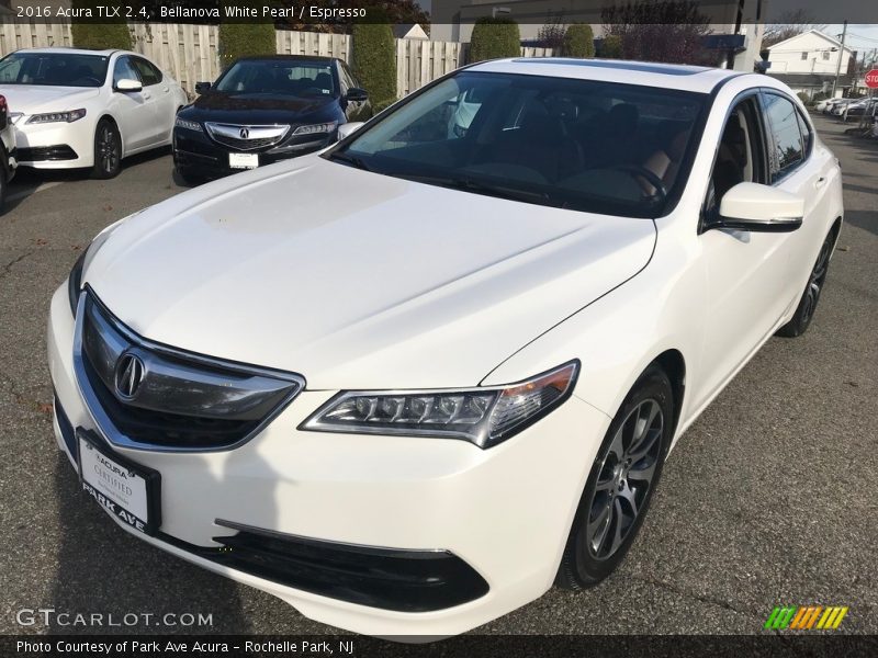 Bellanova White Pearl / Espresso 2016 Acura TLX 2.4