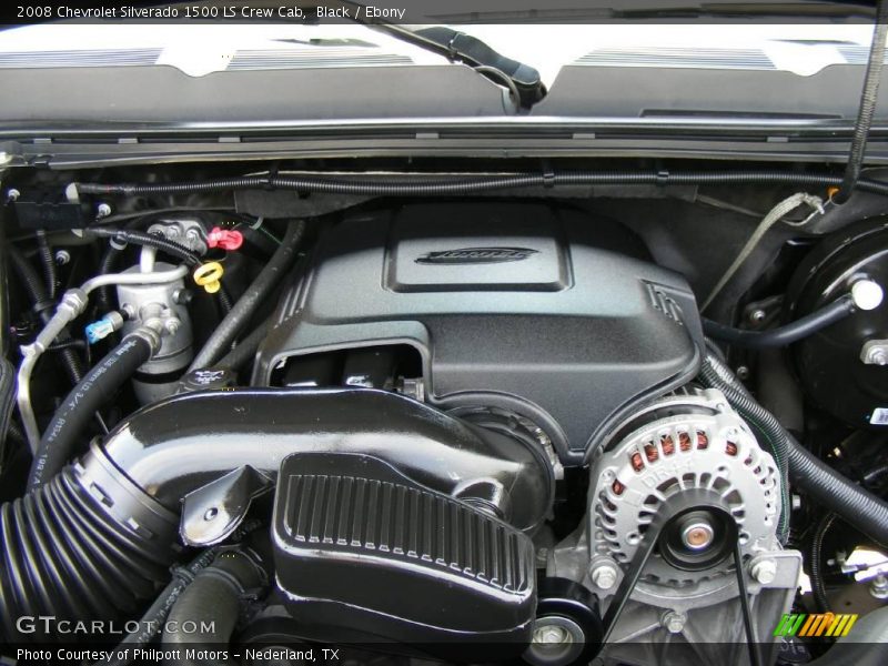 Black / Ebony 2008 Chevrolet Silverado 1500 LS Crew Cab
