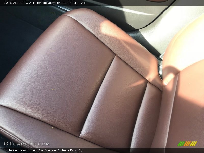Bellanova White Pearl / Espresso 2016 Acura TLX 2.4