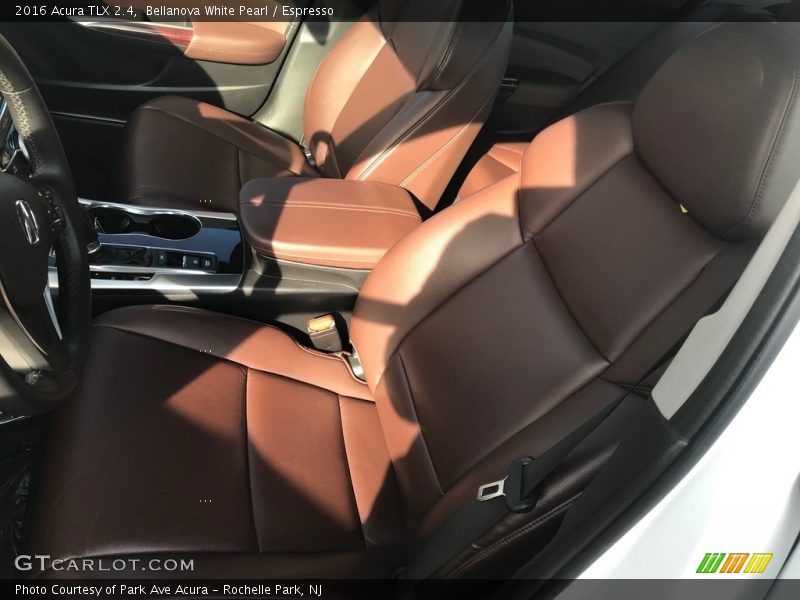 Bellanova White Pearl / Espresso 2016 Acura TLX 2.4