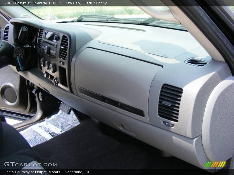 Black / Ebony 2008 Chevrolet Silverado 1500 LS Crew Cab
