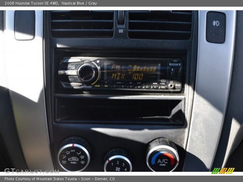 Nautical Blue / Gray 2008 Hyundai Tucson SE 4WD
