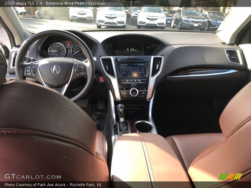 Bellanova White Pearl / Espresso 2016 Acura TLX 2.4